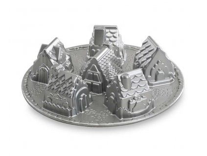 Forma na 6 minibábovek Vesnička stříbrná 1,4 l ,NORDIC WARE