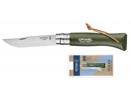 Zavírací nůž VRI N°08 Trekking 8,5 cm khaki v blistru, OPINEL