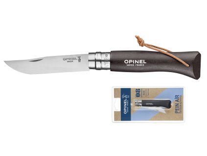 Zavírací nůž VRI N°08 Trekking 8,5 cm černý v blistru, OPINEL