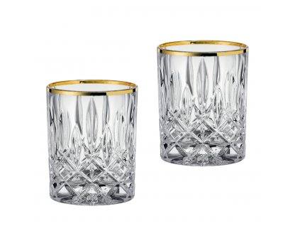 Křišťálové sklenice na Rum a Whisky zlacené 2ks, 295 ml, Nachtmann 104025