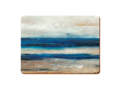 Prostírání Creative Tops Blue Absract, 6ks korek