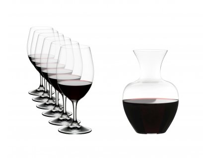 Sklenice RIEDEL Ouverture Magnum, 4 ks + karafa