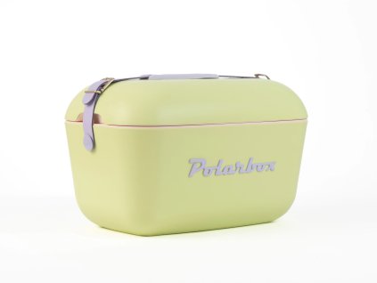 Chladící box POLARBOX 12 l světle limetkový s popruhem pop