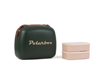 Chladící box POLARBOX 6 l olivový, zlatý nápis