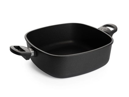 Titanový hranatý hrnec 28 cm WOLL Titan Best nepřilnavý