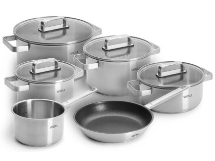 Sada nádobí WOLL Steel 10 ks, nerez