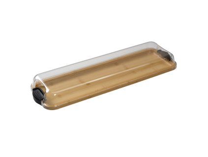 Servírovací tác Farberware s víkem 17 x 56 cm, bambusový