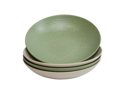 Talíře misky KitchenCraft 22 cm – sada 4 mix barvy, dárkové balení 6