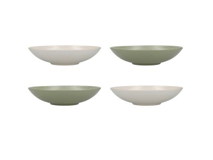 Talíře misky KitchenCraft 22 cm – sada 4 mix barvy, dárkové balení