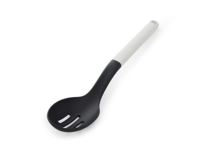 Lžíce na vaření KitchenAid Classic Collection 34 cm děrovaná bílá