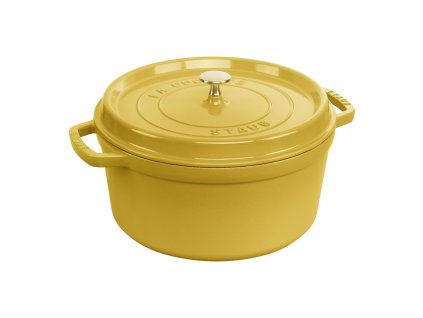 Litinový hrnec STAUB Cocotte 28 cm 6,7l citronová