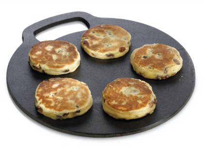 Plotýnka 27 cm KitchenCraft litinová kulatá