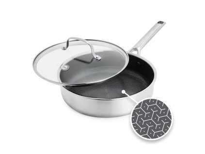 Hluboká pánev 24 cm GreenPan APEX s poklicí, nepřilnavá, nerezová1