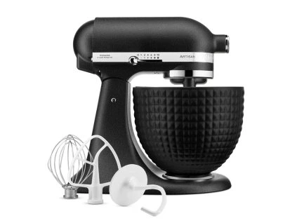 Robot KitchenAid Artisan 5KSM156CXEBK černá litina s keramickou mísou