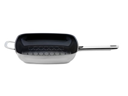 7761 2 panev 28cm neprilnava keramicka ctvercova rosle