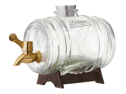 Soudek s kohoutkem na RUM 1l zlatý, KILNER