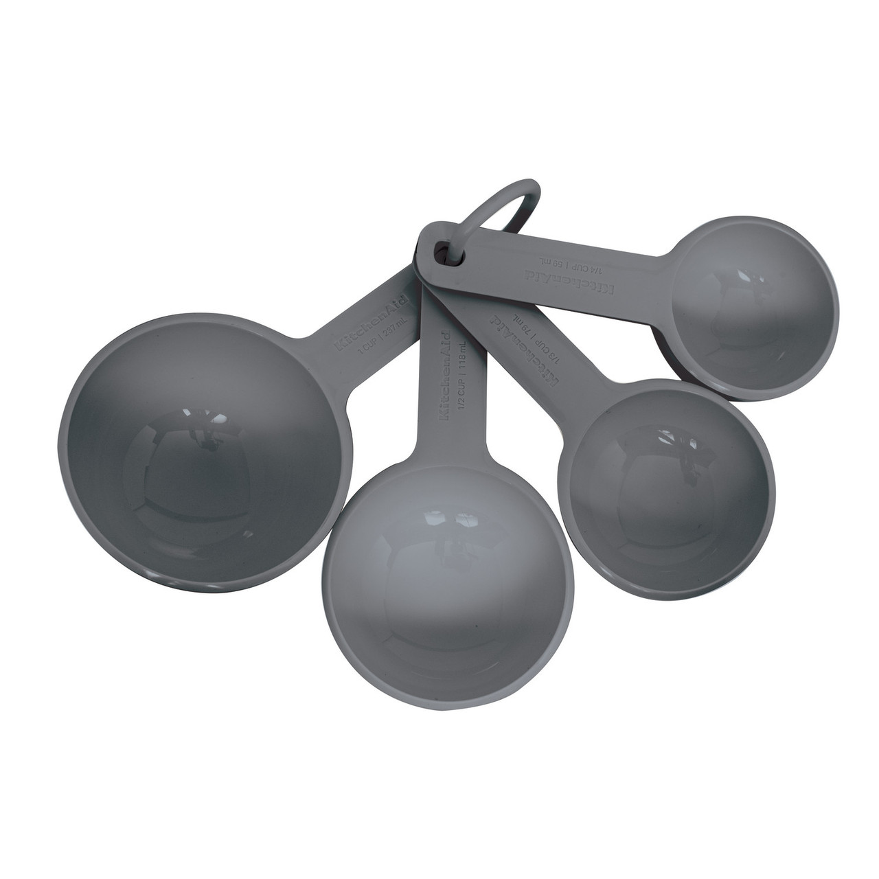 KitchenAid Sada kuchyňských odměrek KitchenAid, 4 ks, šedé KQG058OHCGG