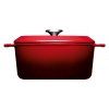 Litinový hrnec WOLL 24 cm 4,2l červený 1