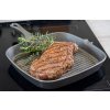 Grilovací pánev 23 cm KitchenCraft litinová hranatá 3