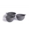 Míchací a zadělávací mísy KitchenAid, set 3 ks, šedé 1