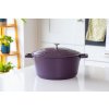 Hrnec MasterClass 28 cm 5 l indukční nepřilnavý lilkový 3
