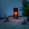 Krb Eva Solo FireBox – venkovní, cortenová ocel, výška 125 cm 4