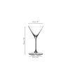 Sklenice RIEDEL GRAPE Martini : Cocktail 200 ml, 2 ks křišťálových sklenic1
