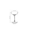 Sklenice RIEDEL GRAPE Coupe : Cocktail 320 ml, 2 ks křišťálových sklenic3