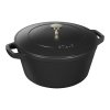 Litinový hrnec, kastrol a pánev STAUB s poklicí, sada 3v1 Ø 24 cm černá6
