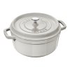 Litinový hrnec STAUB Cocotte 22 cm 2,6 l bílý lanýž