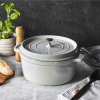 Litinový hrnec STAUB Cocotte 24 cm 4,0l bílý lanýž 1