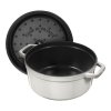 Litinový hrnec STAUB Cocotte 24 cm 4,0l bílý lanýž8