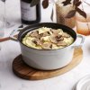 Litinový hrnec STAUB Cocotte 24 cm 4,0l bílý lanýž3
