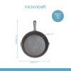 Pánev 24 cm KitchenCraft litinová kulatá 4