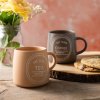 Hrnek Mikasa 400 ml na kávu, hnědo šedý, kamenina5