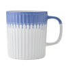 Hrnek Mikasa 410 ml se modro bílým s reliéfem, kamenina