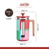 French Press La Cafetiere PISA na 8 šálků, Utopian Lines6