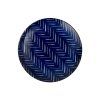 Talíř Mikasa 18 cm tmavě modrý chevron vzor, kamenina1