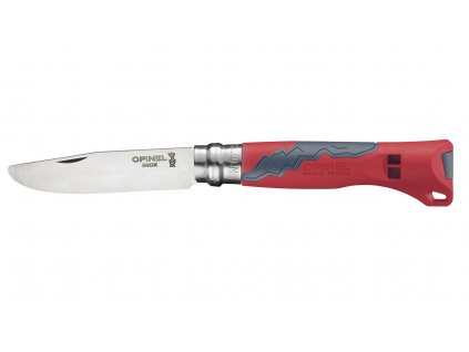 7569 3 zaviraci detsky nuz n 07 outdoor junior 7 cm cerveny opinel