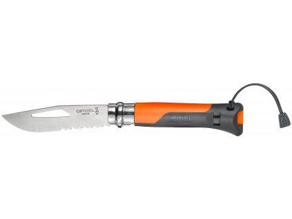 Zatviarací nôž VRI N°08 OUTDOOR oranžový, OPINEL