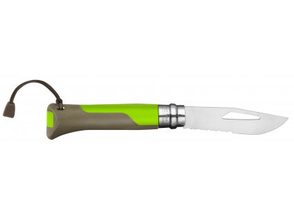 Zatviarací nôž VRI N°08 OUTDOOR zelený, OPINEL