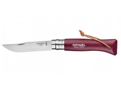 Zavírací nůž VRI N°08 Trekking 8,5 cm Burgundy červená , OPINEL