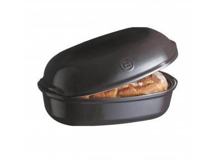 Forma na chlieb Emile Henry oválna 34x22 cm, čierny