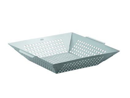 7309 1 grilovaci kos derovany na zeleninu a houby 30x30 cm nerezovy rosle