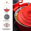 Hrnec MasterClass 28 cm 5 l indukční nepřilnavý červený 6