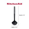 Naběračka 30 cm KitchenAid CORE LINE šedá 3