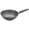 28985 3 panev wok neprilnava 30 cm s odnimatelnou rukojeti titanium nowo woll