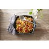 EH 2050 Amb Ultime PlatFourCarre SquareOvenDish Penne Gratin Ham Top