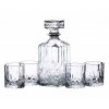 Karafa a skleničky na rum a whisky broušená 900 ml a 2 x 200 ml, BarCraft