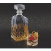 Karafa a skleničky na rum a whisky broušená 900 ml a 2 x 200 ml, BarCraft 3
